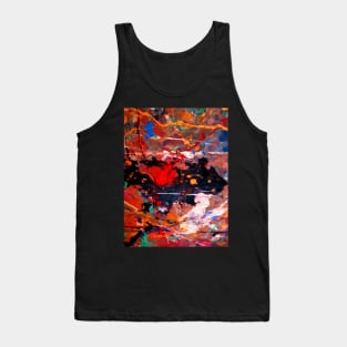 Perception in Red By Avril Thomas - Adelaide Artist Tank Top